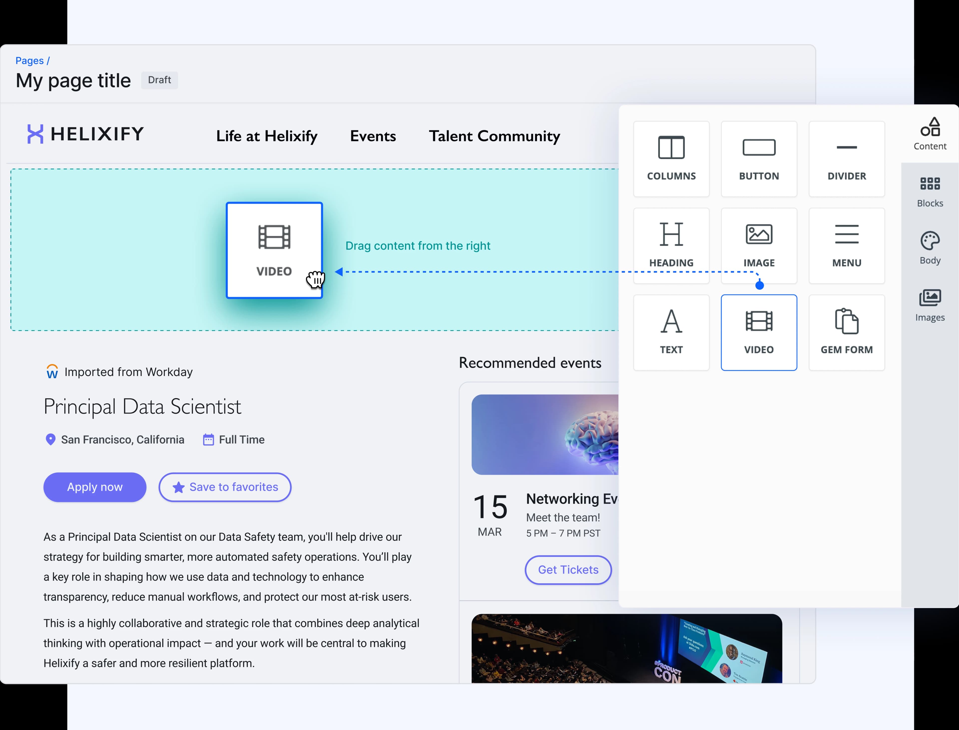 Career Sites & Talent Marketing | Gem + Workday